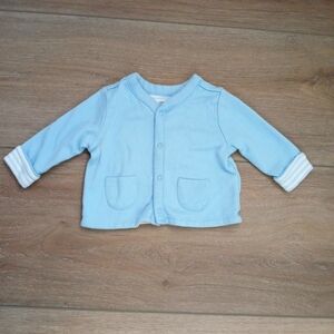 Children's Place Lifht Blue Snap Down Cardigan Sweather 0-3 Months